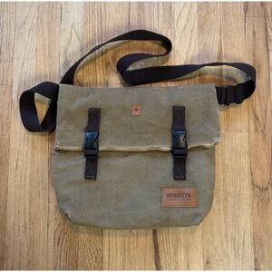 Men’s Women’s BROOKLYN INDUSTRIES Canvas Messenger Shoulder Bag
